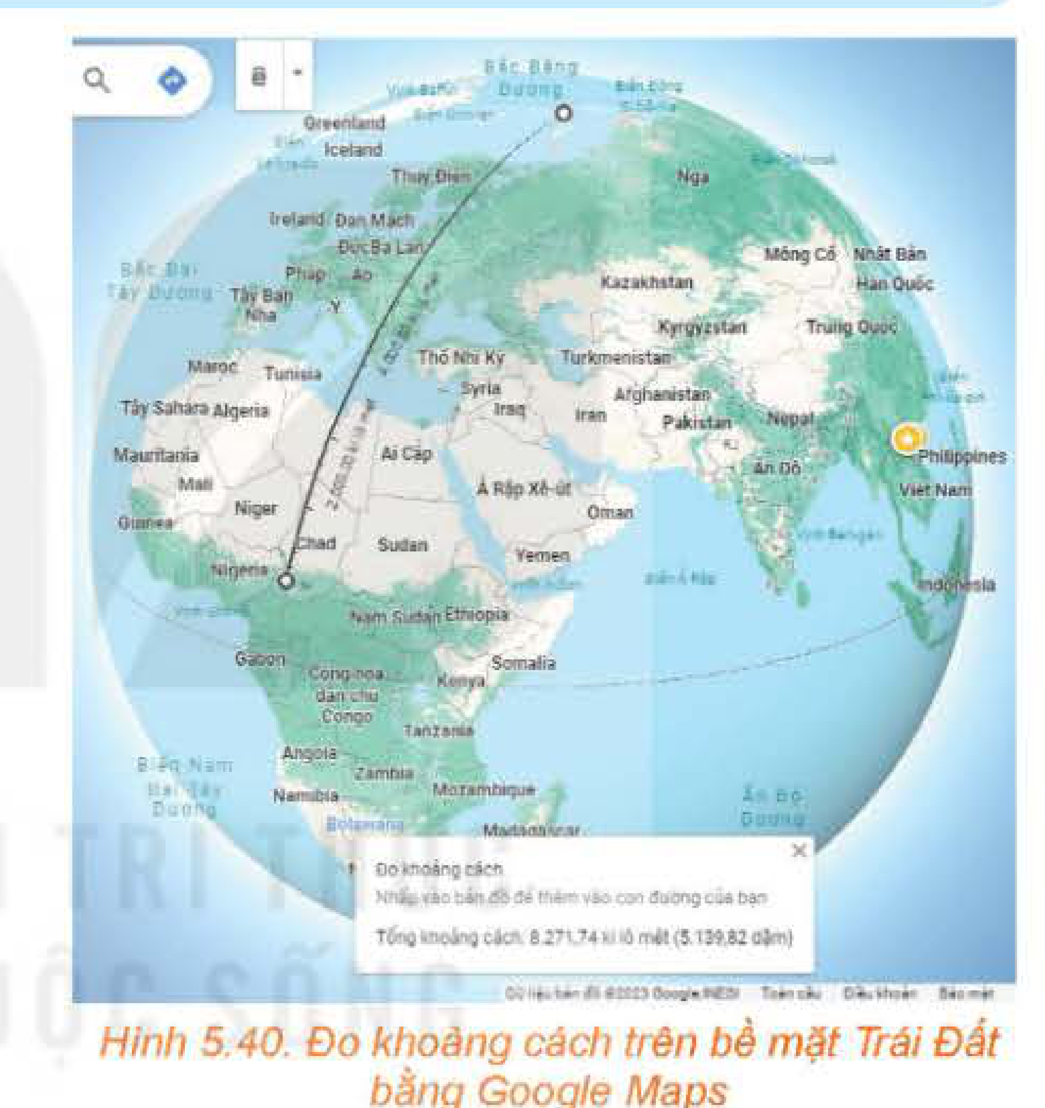 Đo khoảng cách Google Maps