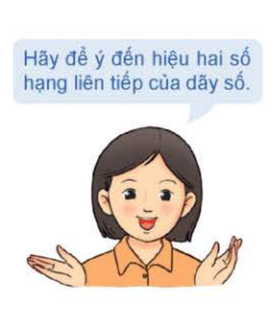 Bạn nữ gợi ý hiệu hai số liên tiếp